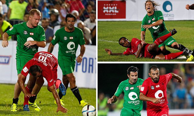 Scholes Gabung Figo dan Carlos pada Laga Bintang Legenda di Lebanon